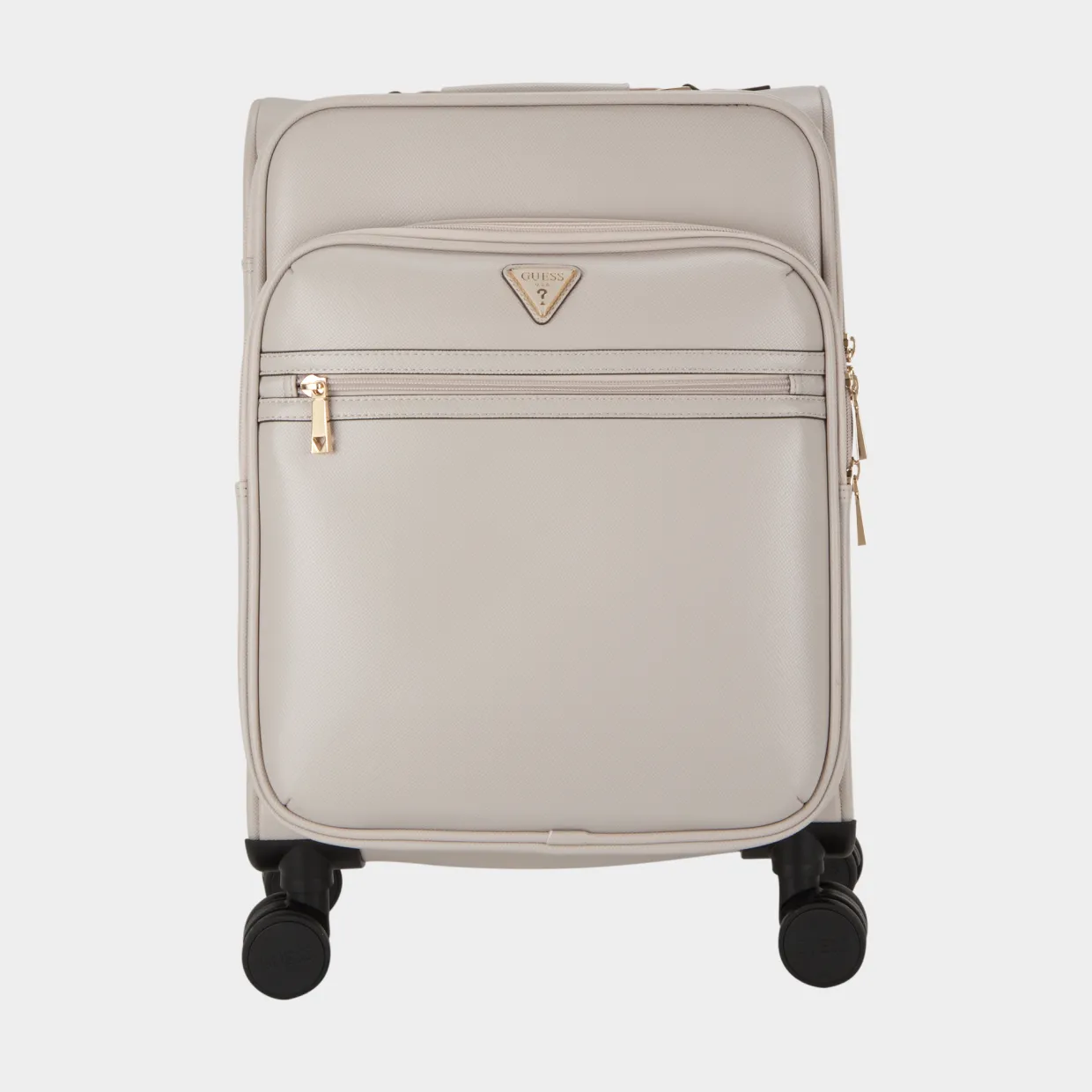 Norom Saffiano-Trim Logo 18" Cabin Suitcase