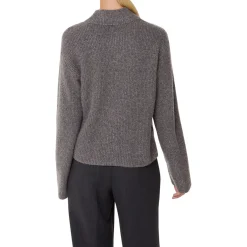 Notched Rib Knit Sweater