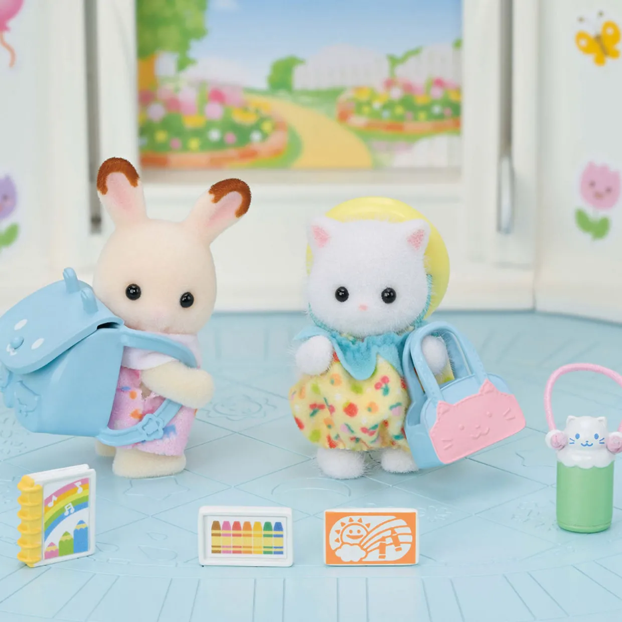 Nursery Friends Walk Along Duo Set
