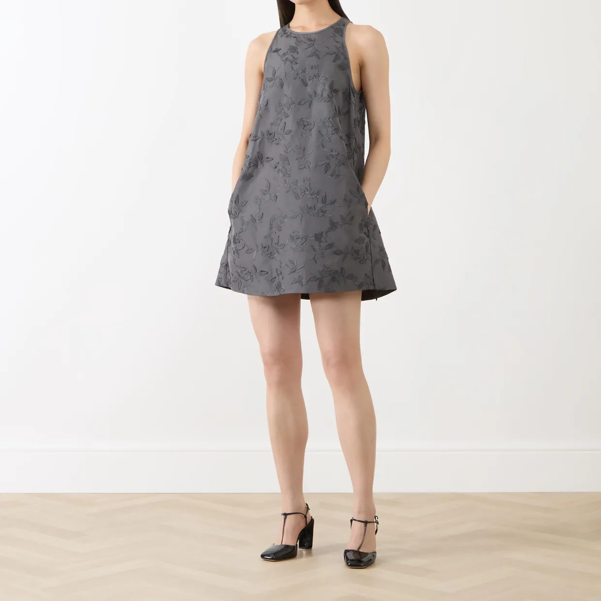 Olona Jacquard Mini Dress