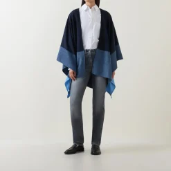 Ombré Stripe Cape