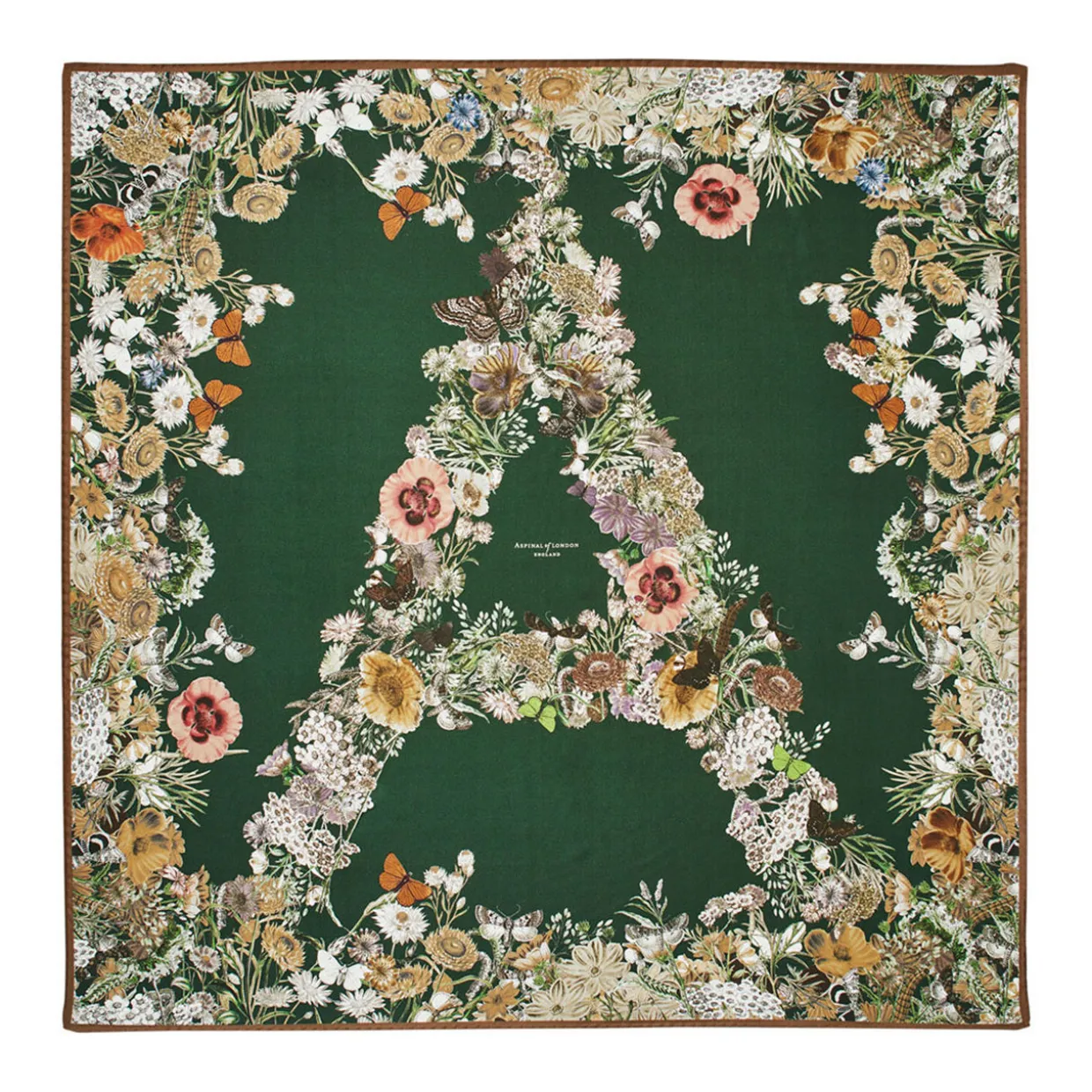 Ombre Floral Silk Scarf