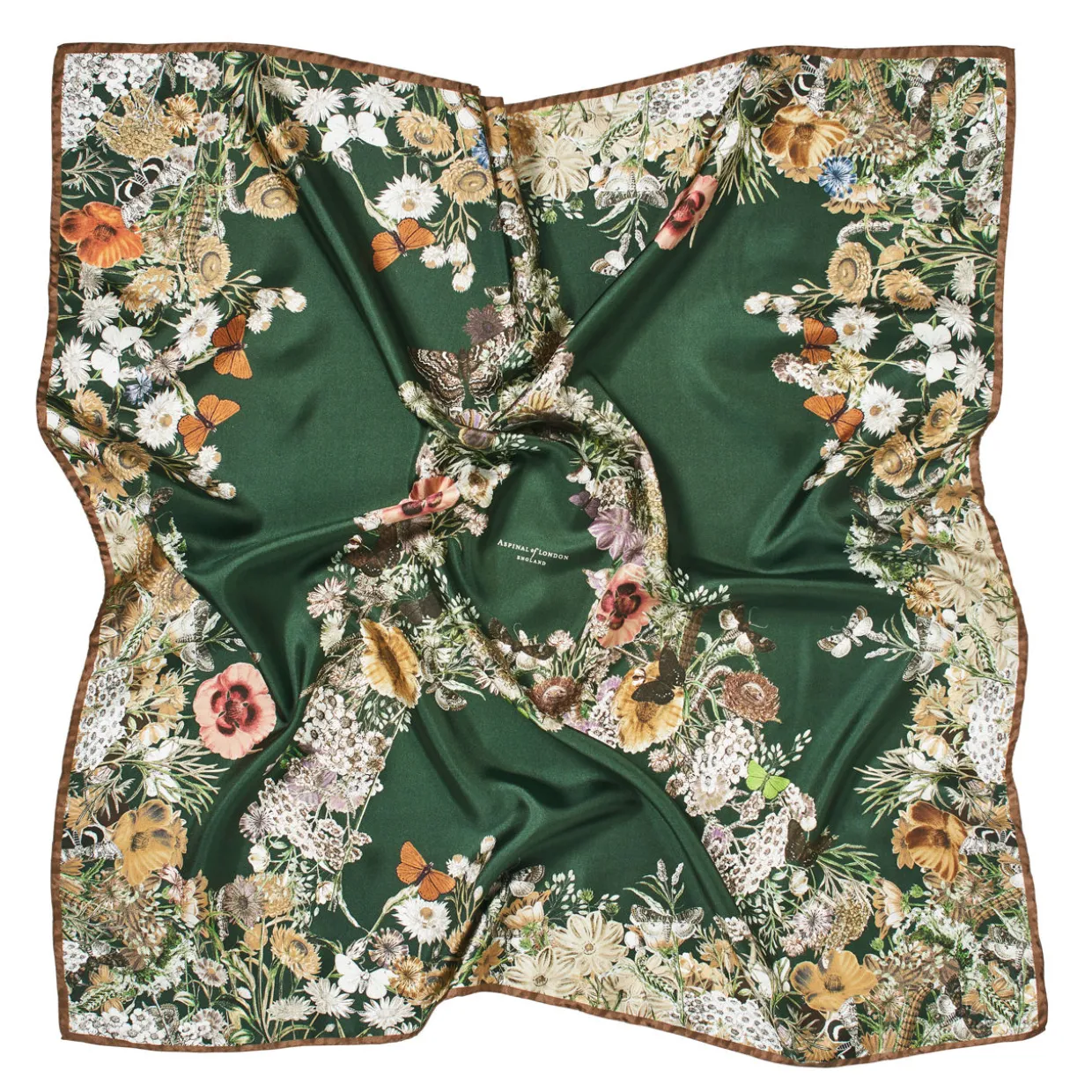 Ombre Floral Silk Scarf