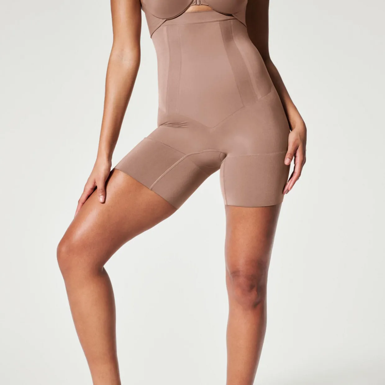 OnCore Firm Control High-Waisted Mid-Thigh Shorts