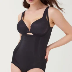 OnCore Firm Control Open-Bust Brief Bodysuit