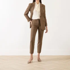 Opaco Cropped Straight Leg Trousers