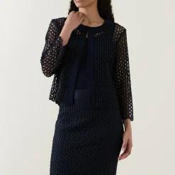 Open-Work Cardigan