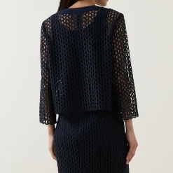 Open-Work Cardigan