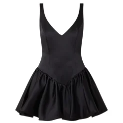 Oria Bubble Hem Mini Dress