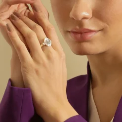 Ornate Blue Stone Ring