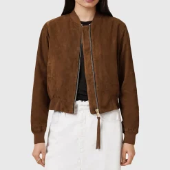 Orten Suede Bomber Jacket