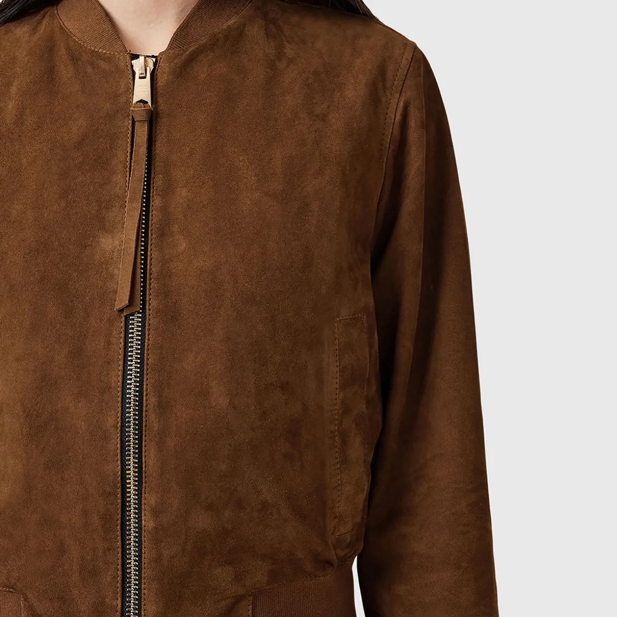 Orten Suede Bomber Jacket