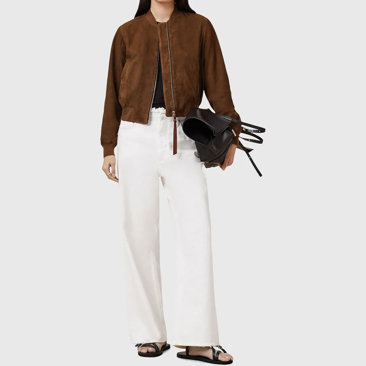 Orten Suede Bomber Jacket