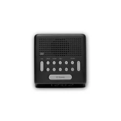 Ortus FM Dual Alarm Clock Radio in Black