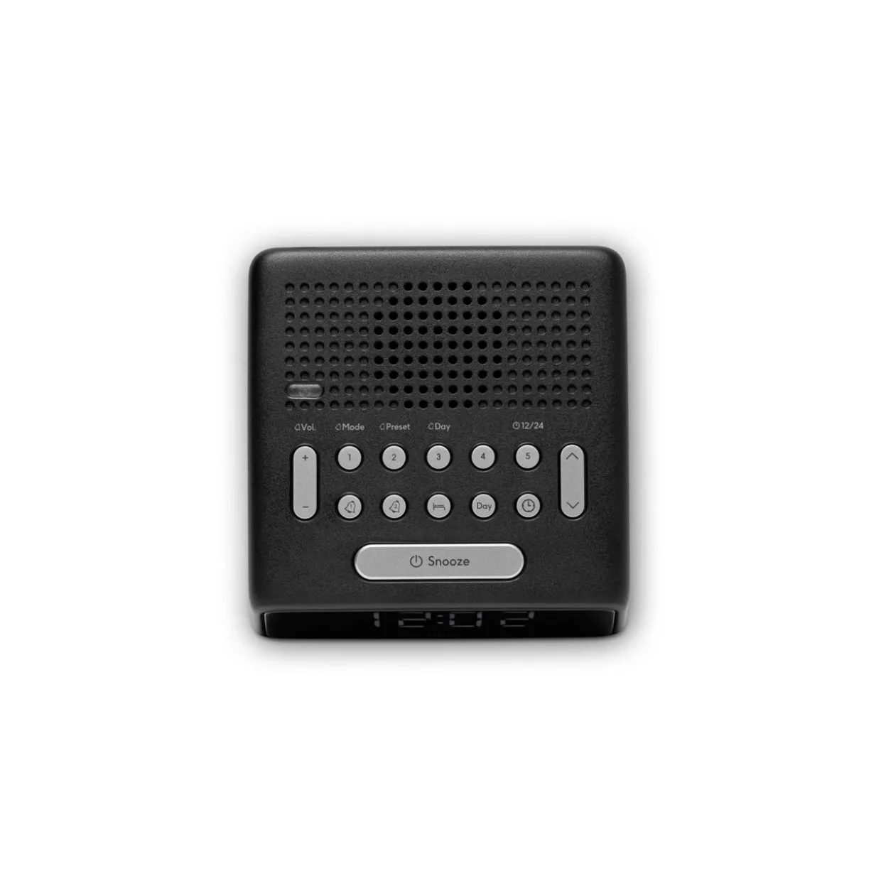 Ortus FM Dual Alarm Clock Radio in Black