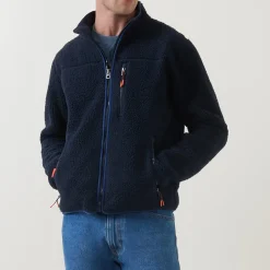 Outdoor Logo Fleece Zip Sweatshirt