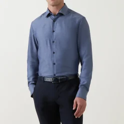 Oxford Contrast Trim Single Cuff Shirt