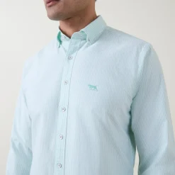 Oxford Striped Casual Shirt