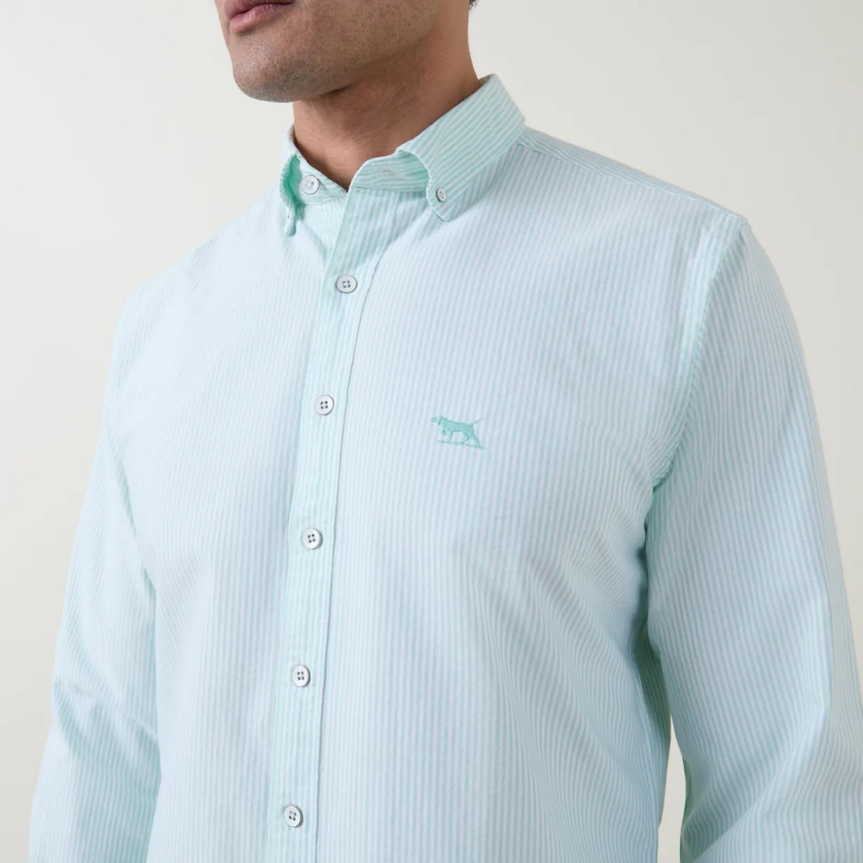 Oxford Striped Casual Shirt