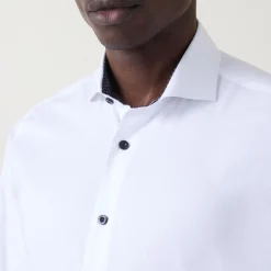 Oxford Trim Single-Cuff Formal Shirt