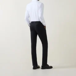 Oxford Trim Single-Cuff Formal Shirt