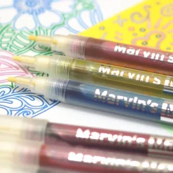 12-Pack Silver Rainbow Markers