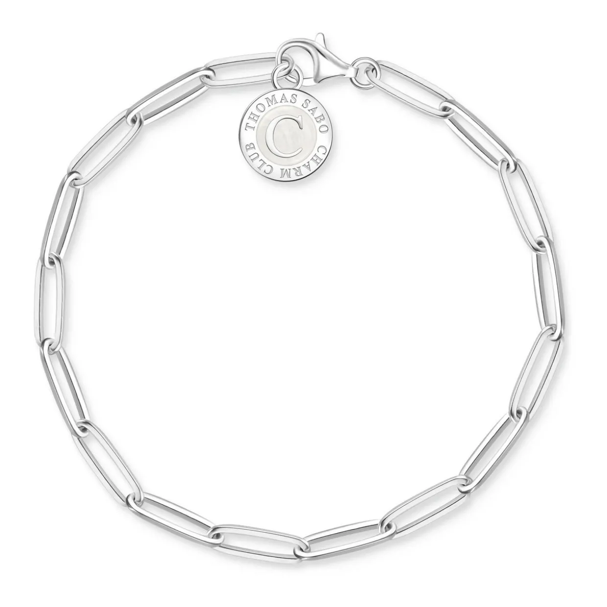 Paperclip Logo Charm Bracelet