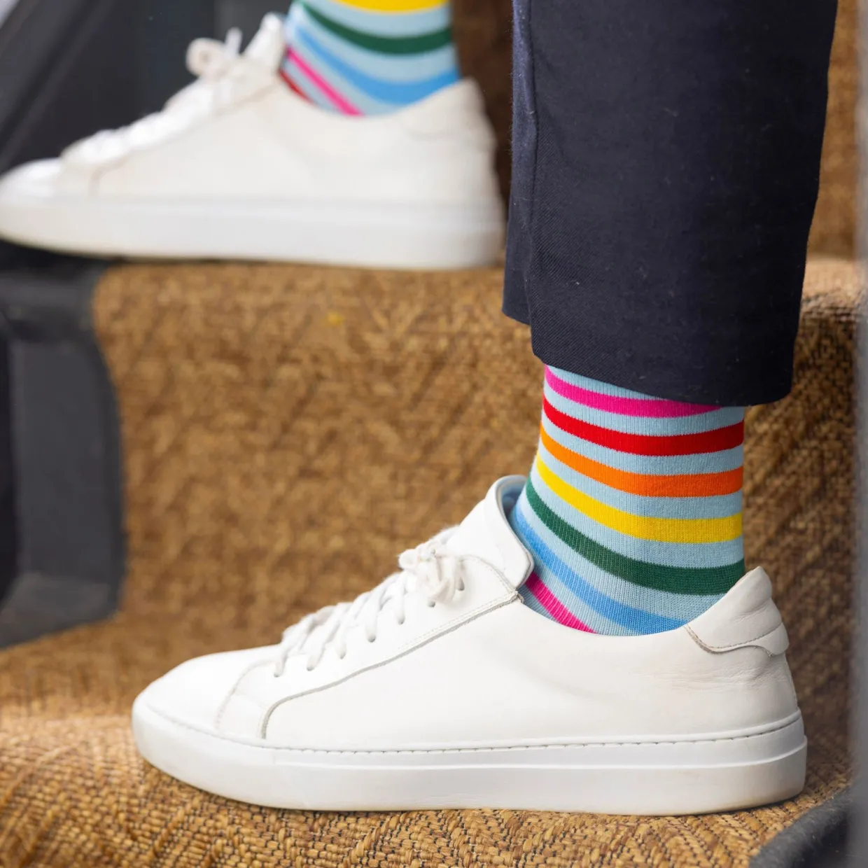 Pastel Stripe Socks