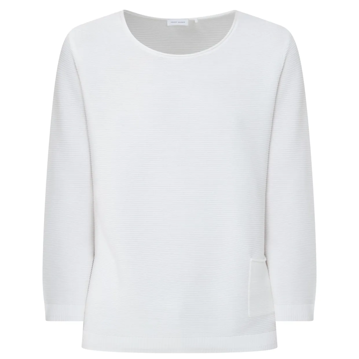 Patch Pocket Ribbed Sweater