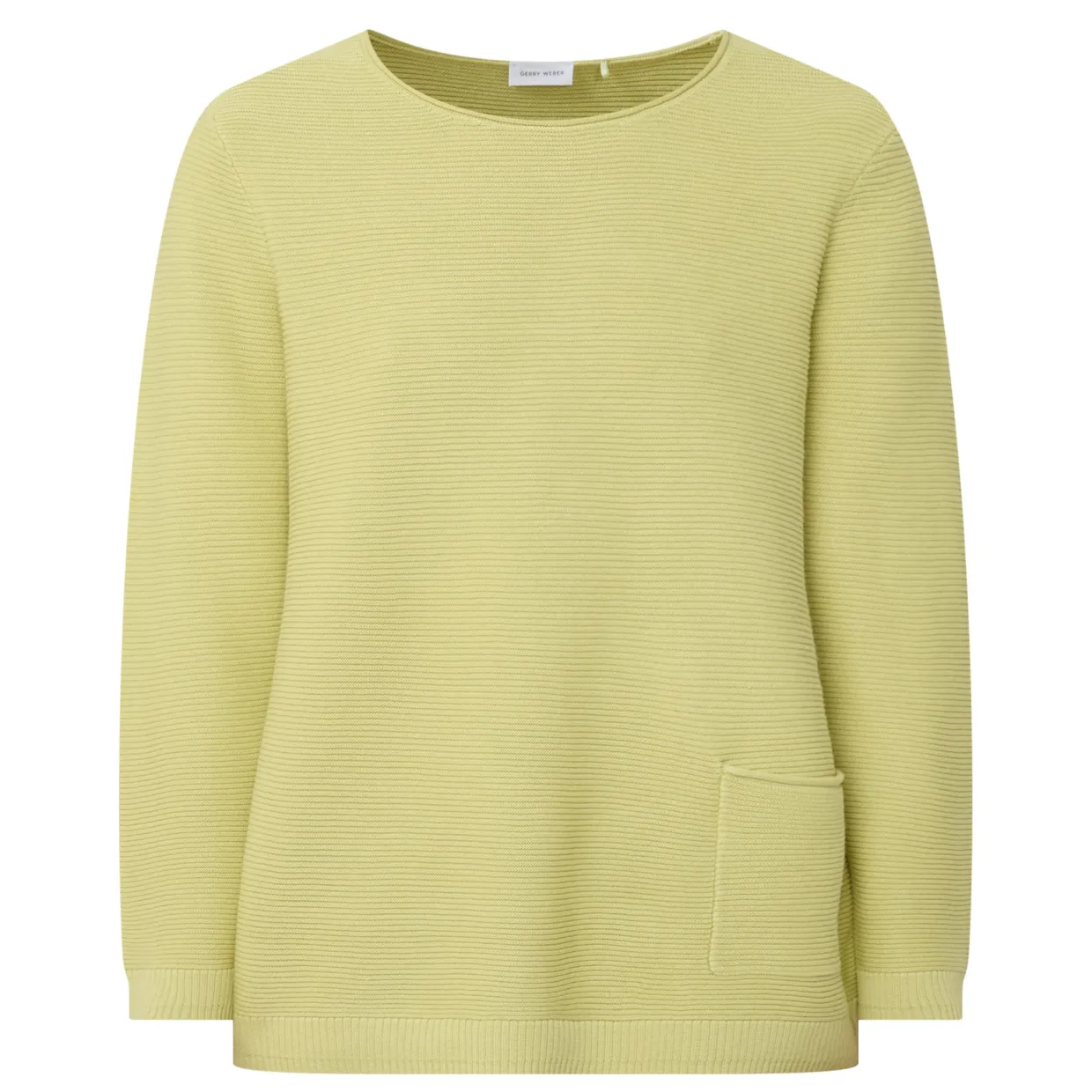 Patch Pocket Ribbed Sweater