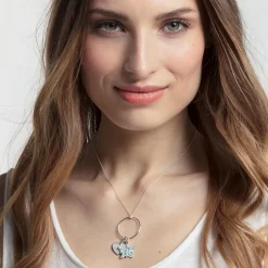 Pavé Heart Charm Pendant