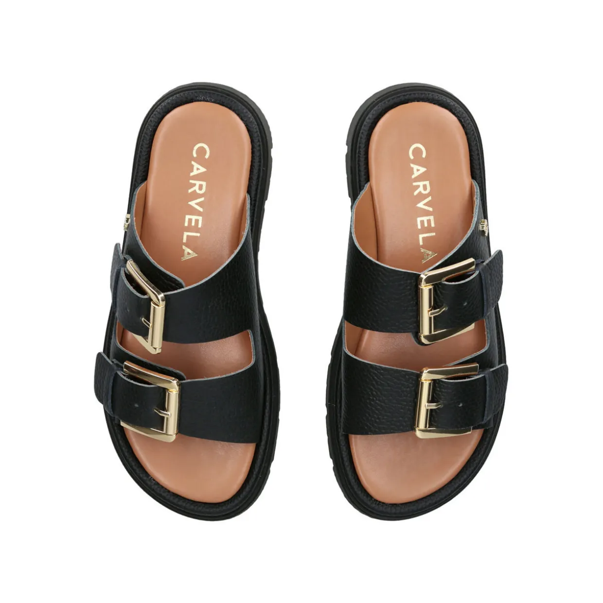 Pavilion Leather Flat Sandals