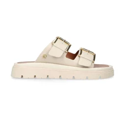 Pavilion Leather Flat Sandals