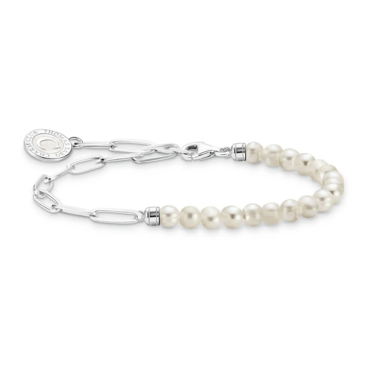 Pearl Charm Bracelet