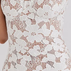 Pearl Floral Embroidered Dress