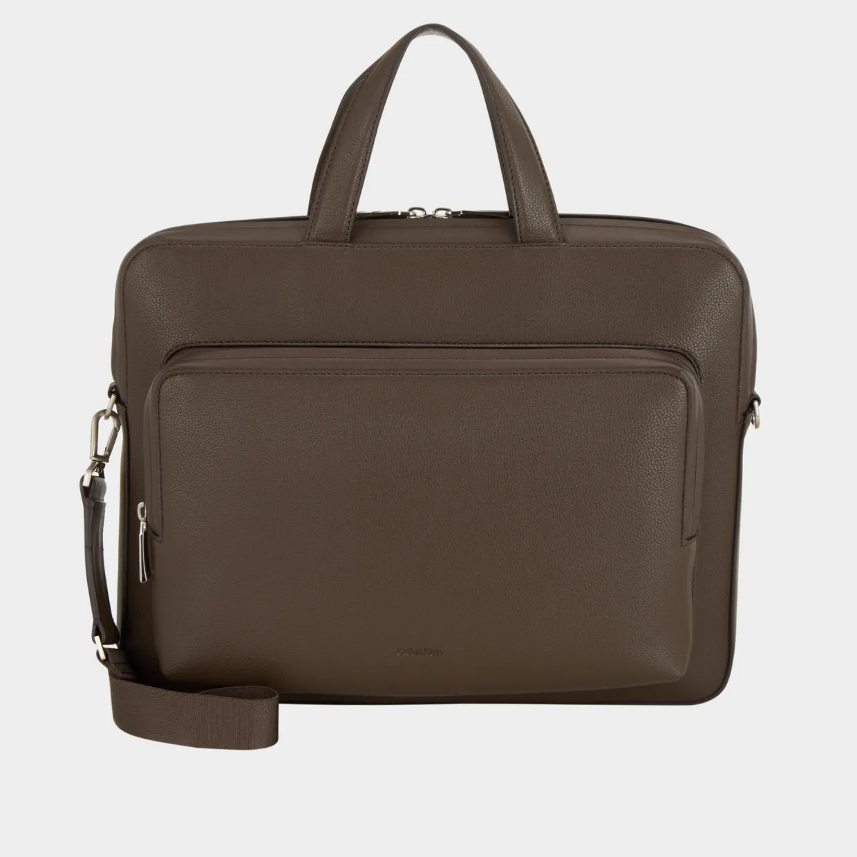 Pebbled Leather Briefcase