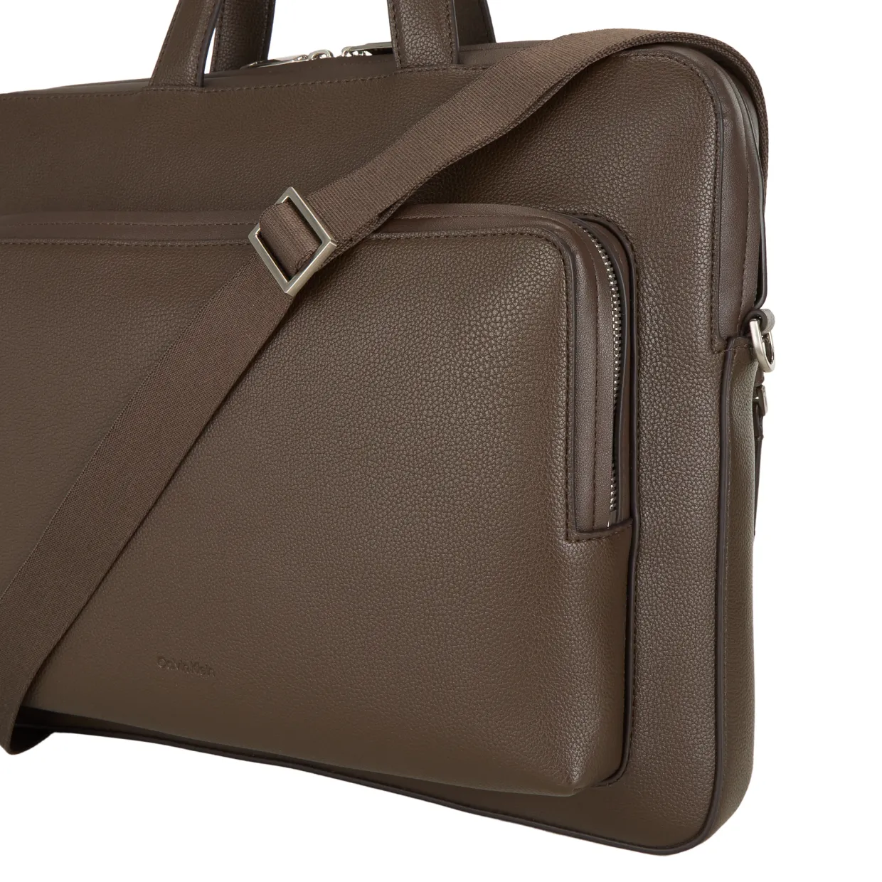 Pebbled Leather Briefcase