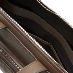 Pebbled Leather Briefcase