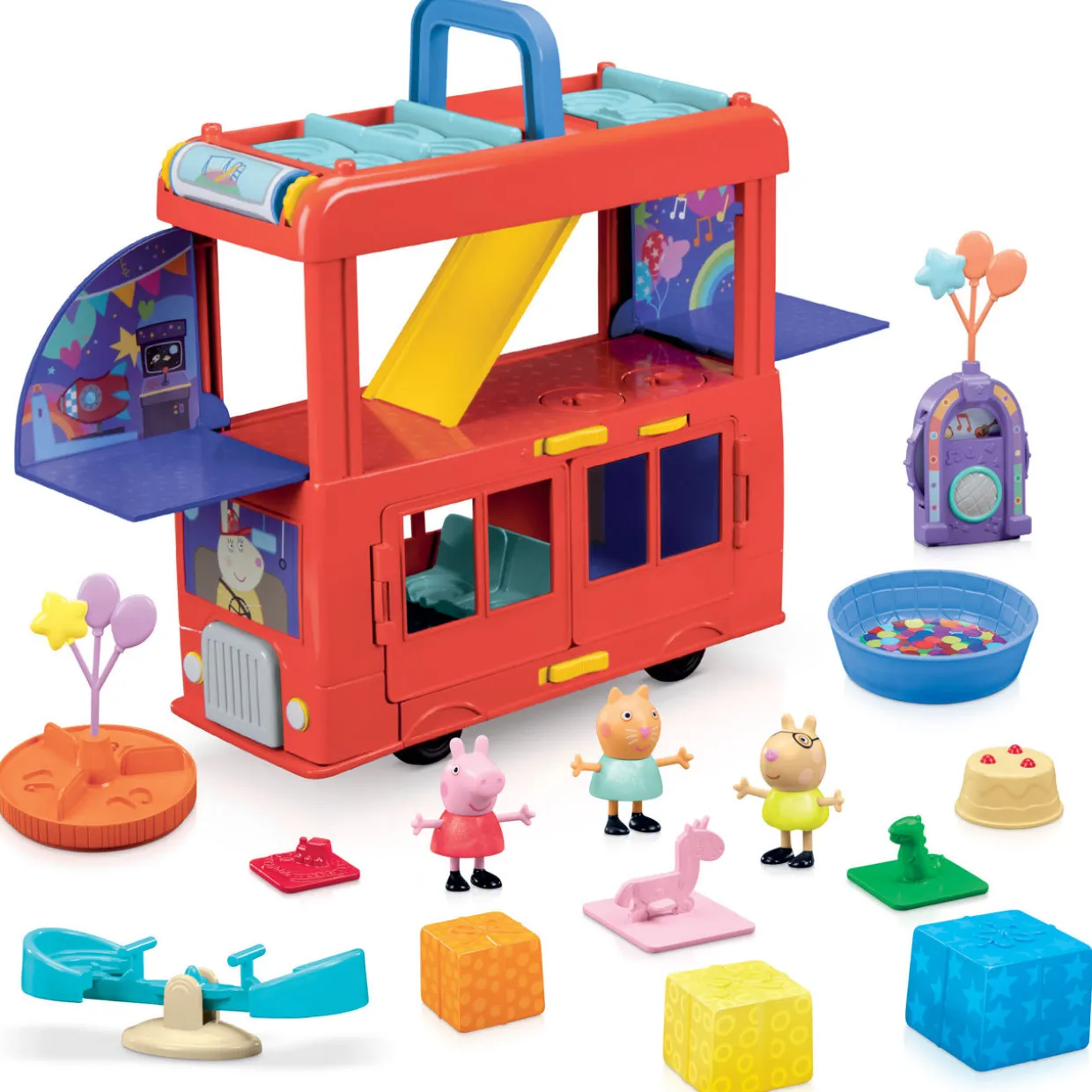 Peppa's Two-In-One Party Bus Playset