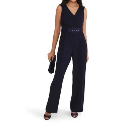 Petite Lissia Belted Jumpsuit