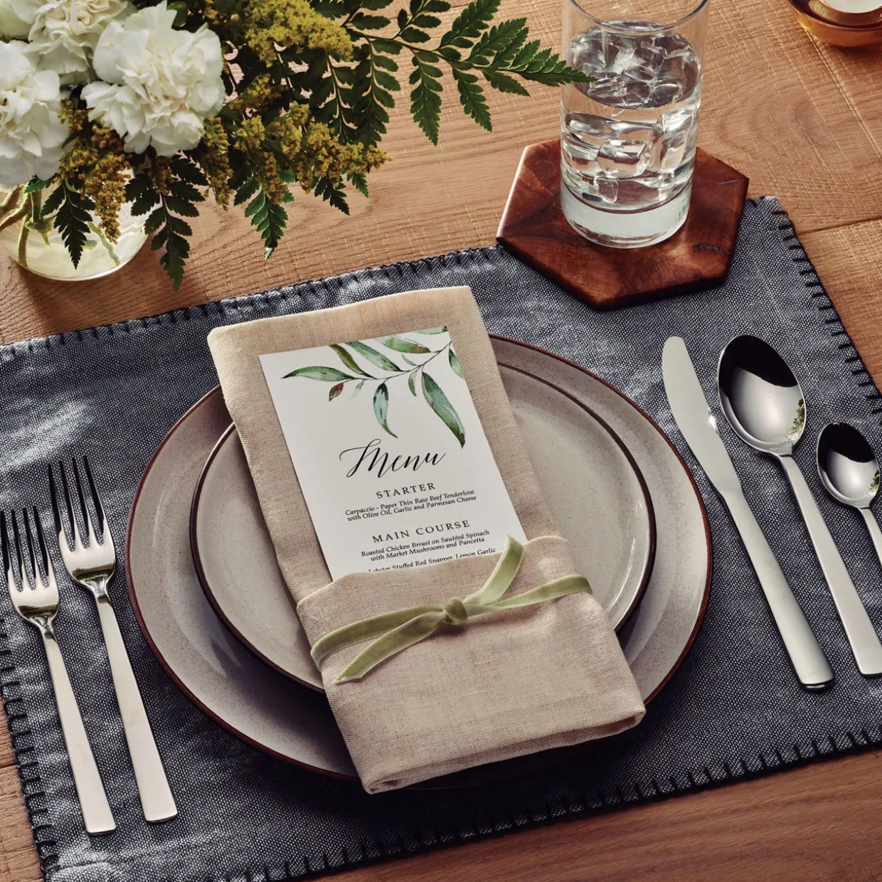 24-Piece Stainless Steel Cutlery Set
