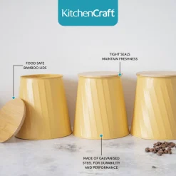 3-Piece Storage Canister Set