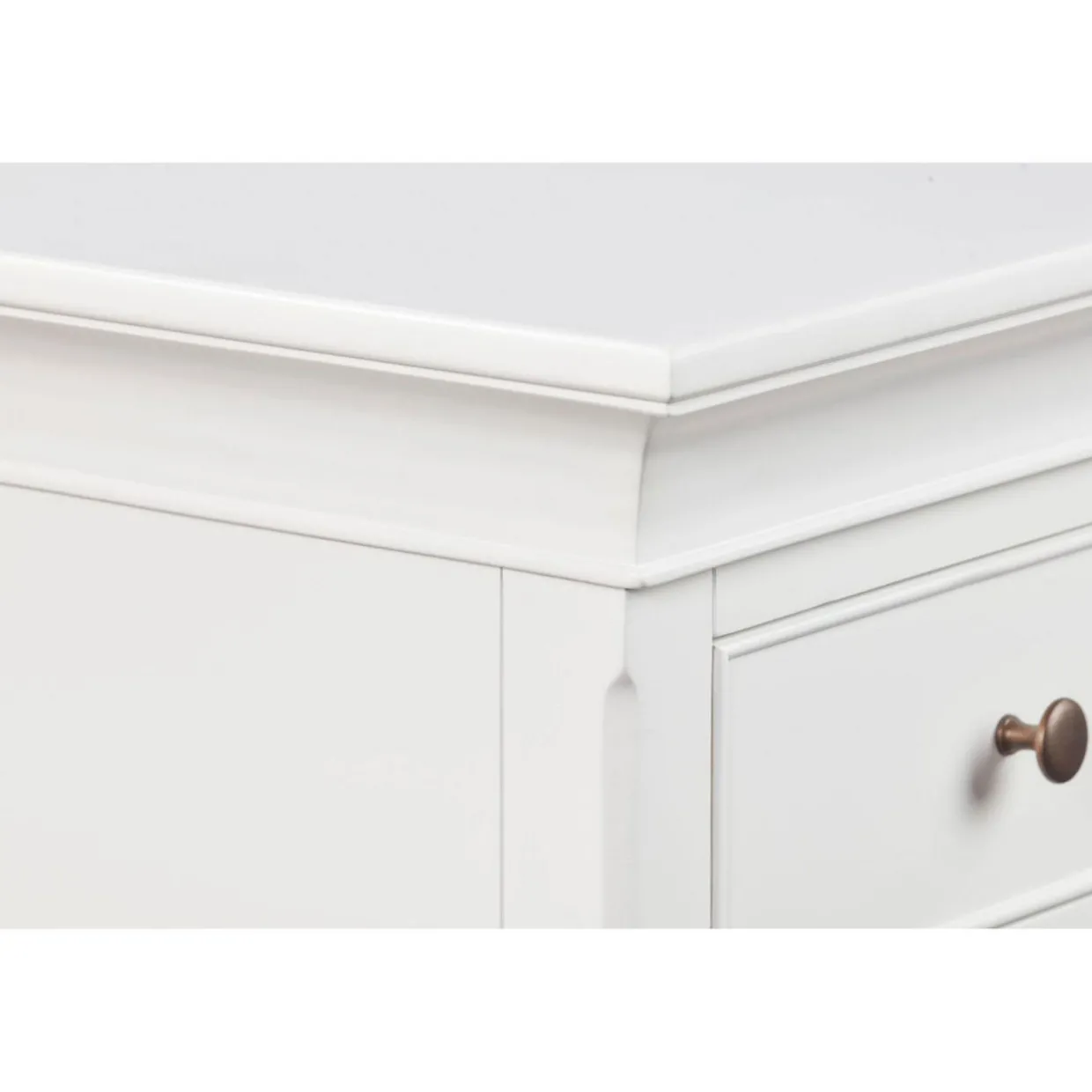 Pietra 6-Drawer Tall Chest White