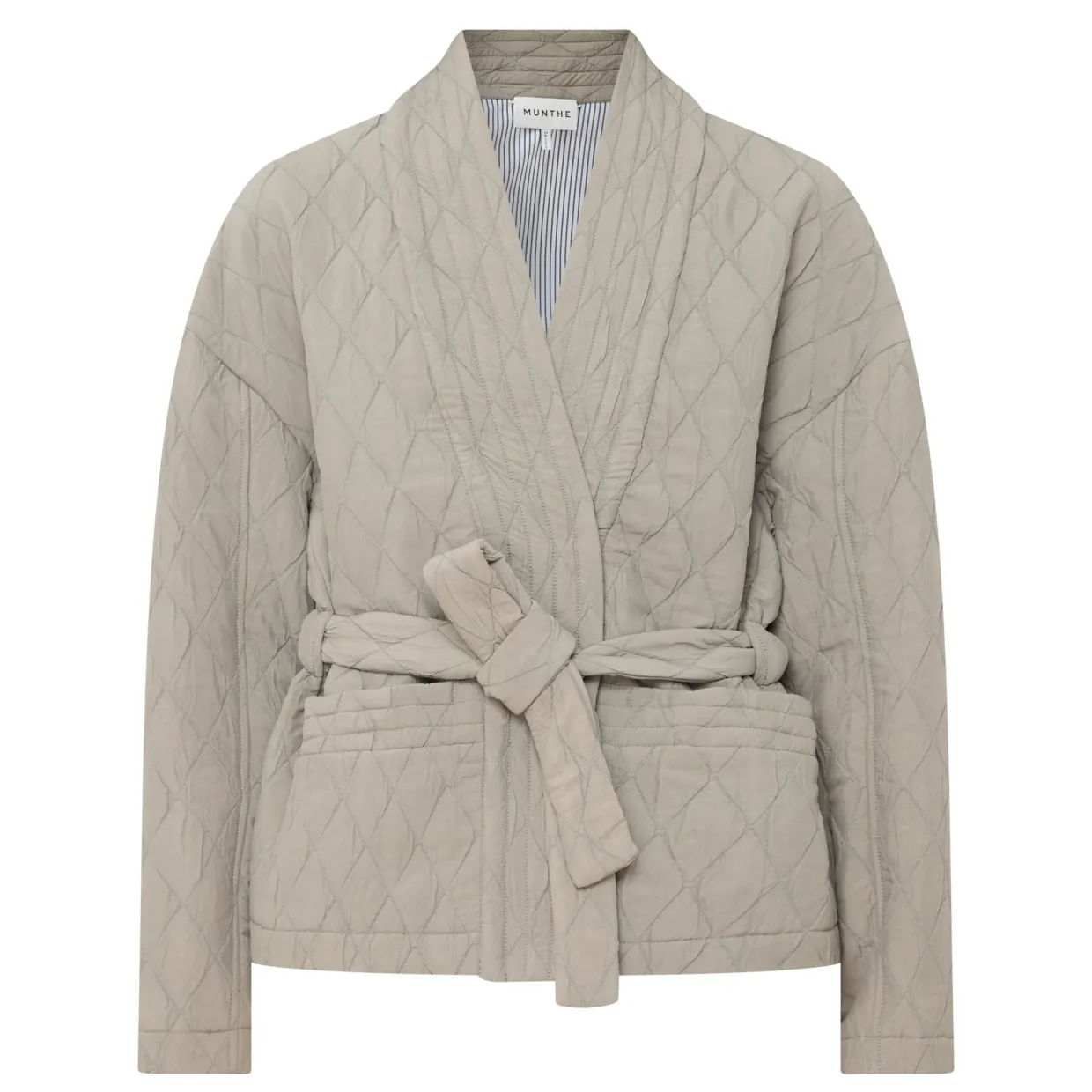 Pifita Diamond Quilted Belted Jacket