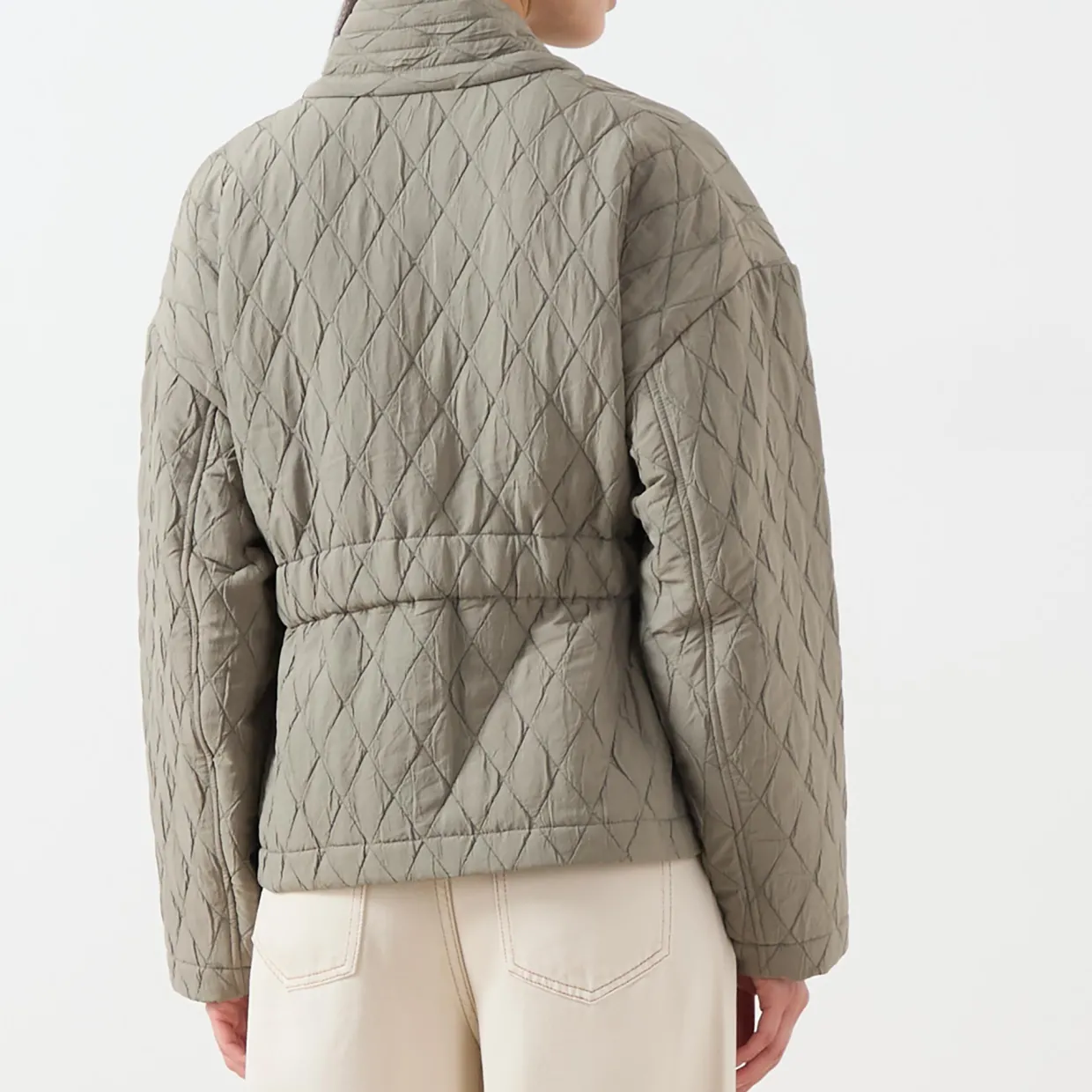 Pifita Diamond Quilted Belted Jacket