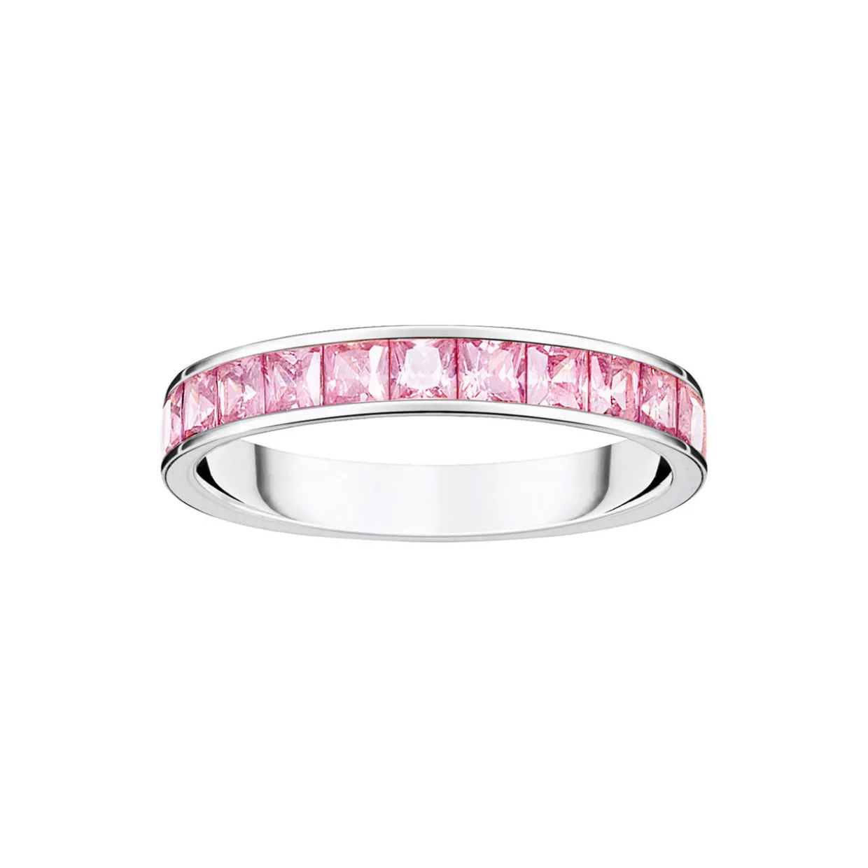 Pink Pavé Band Ring