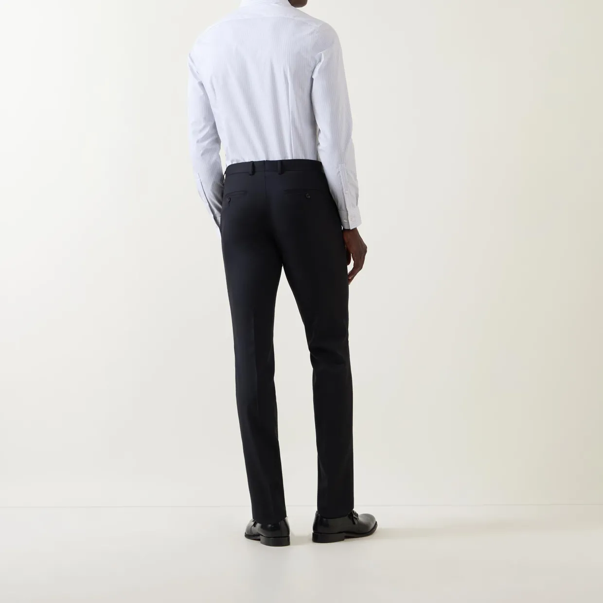Pinstripe CK Logo Formal Shirt