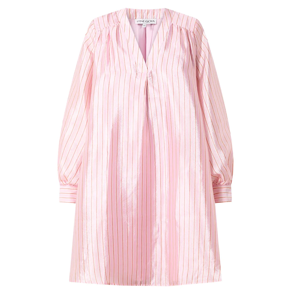Pinstripe Kimono Mini Dress