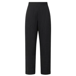 Pinstripe Straight Leg Trousers
