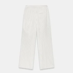 Pinstripe Wide Leg Trousers